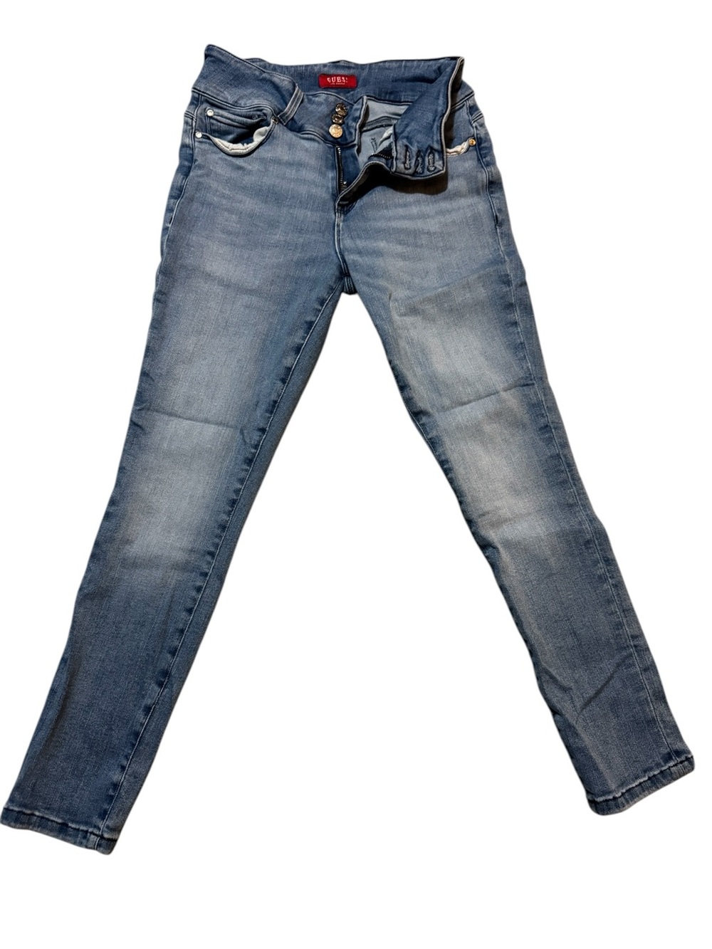 Guess Light Blue Skinny Jeans for Women